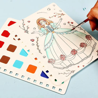 GlamourSketch Princess Fashion Drawing Book