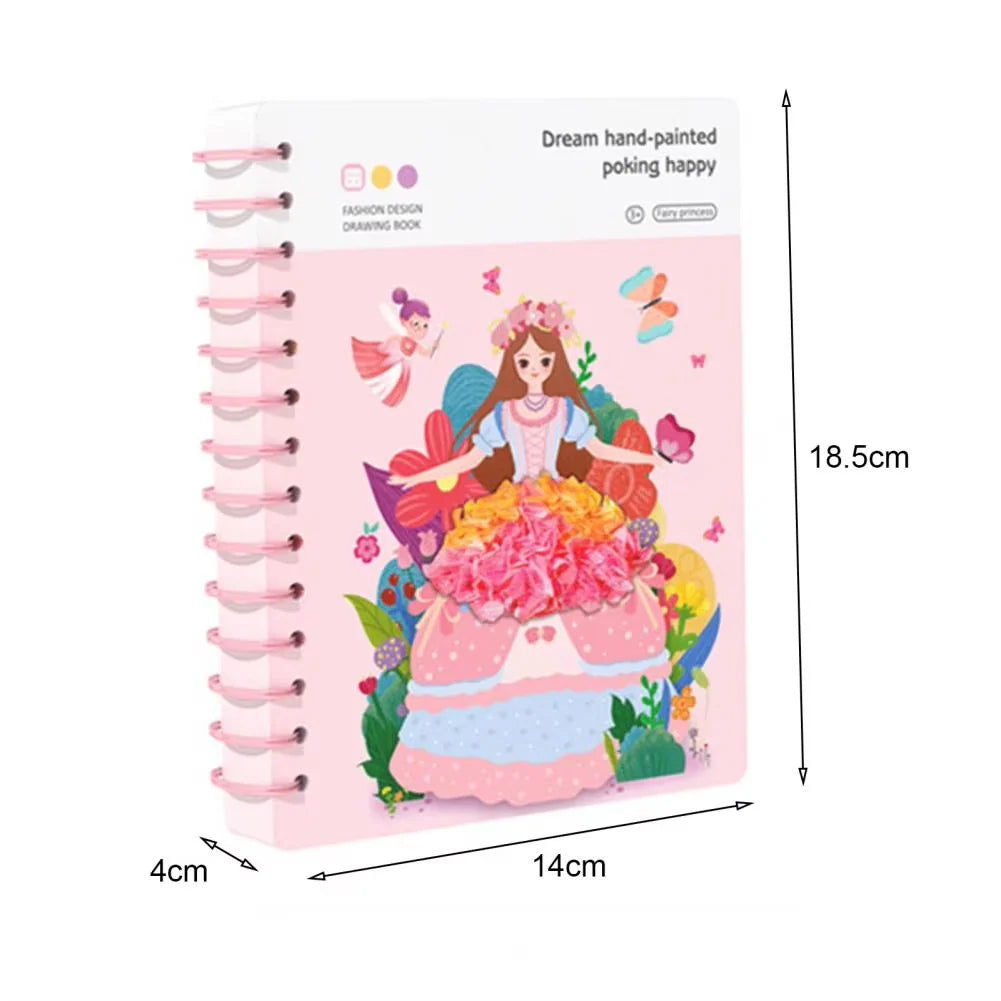 GlamourSketch Princess Fashion Drawing Book