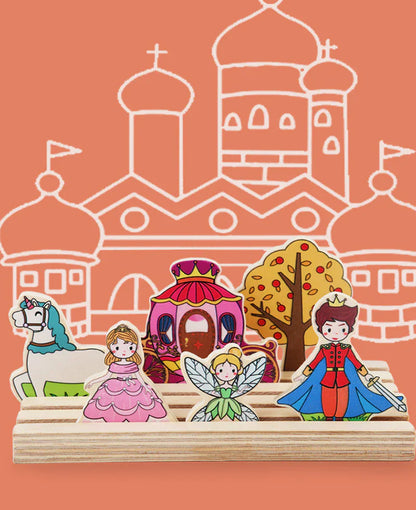 RoyalQuest Wooden Princess Castle Puzzle