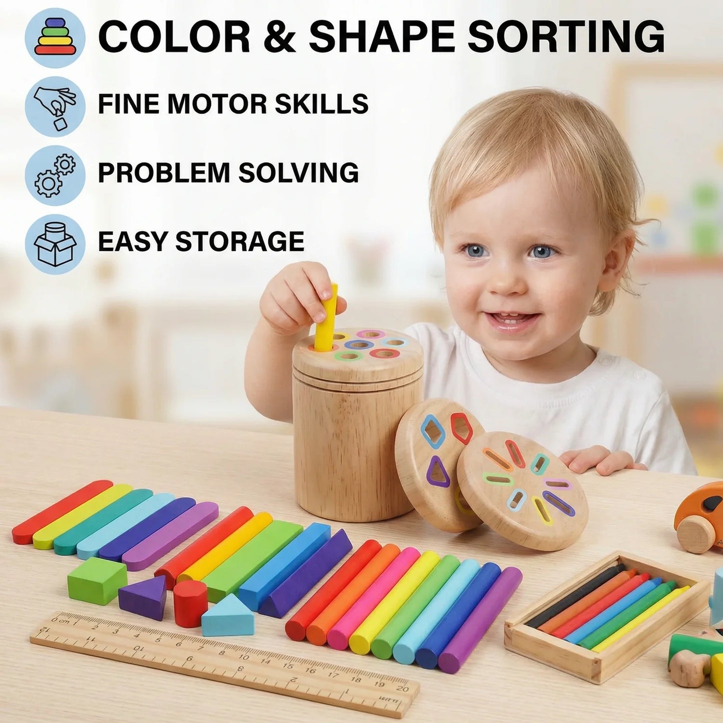 Logic-Match Sorting-Board