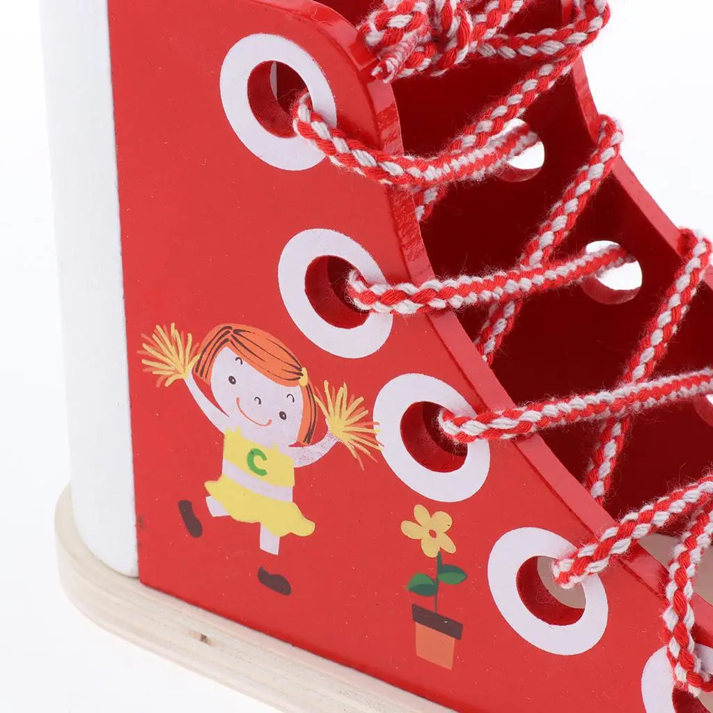 Montessori Shoe Lacing Toy