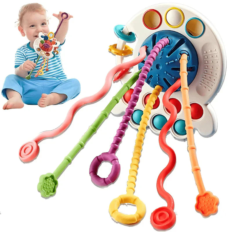 Octopus Sensory Pull Toy