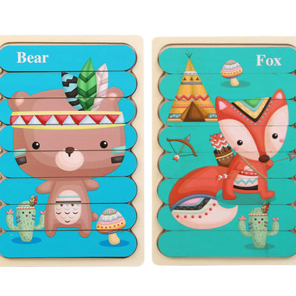 PuzzlePlay Montessori Wooden Puzzle