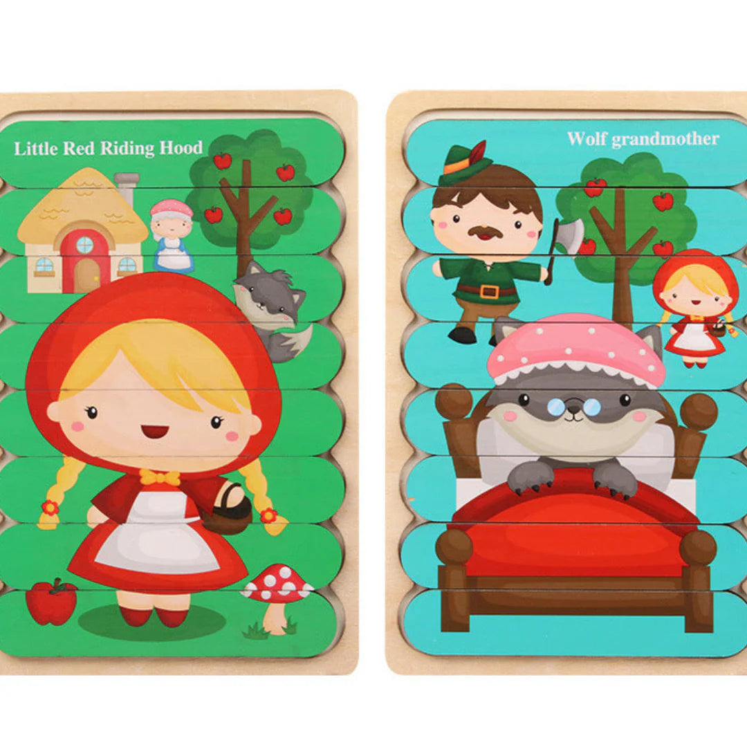PuzzlePlay Montessori Wooden Puzzle