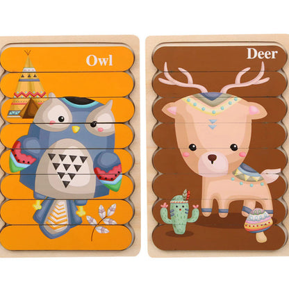 PuzzlePlay Montessori Wooden Puzzle