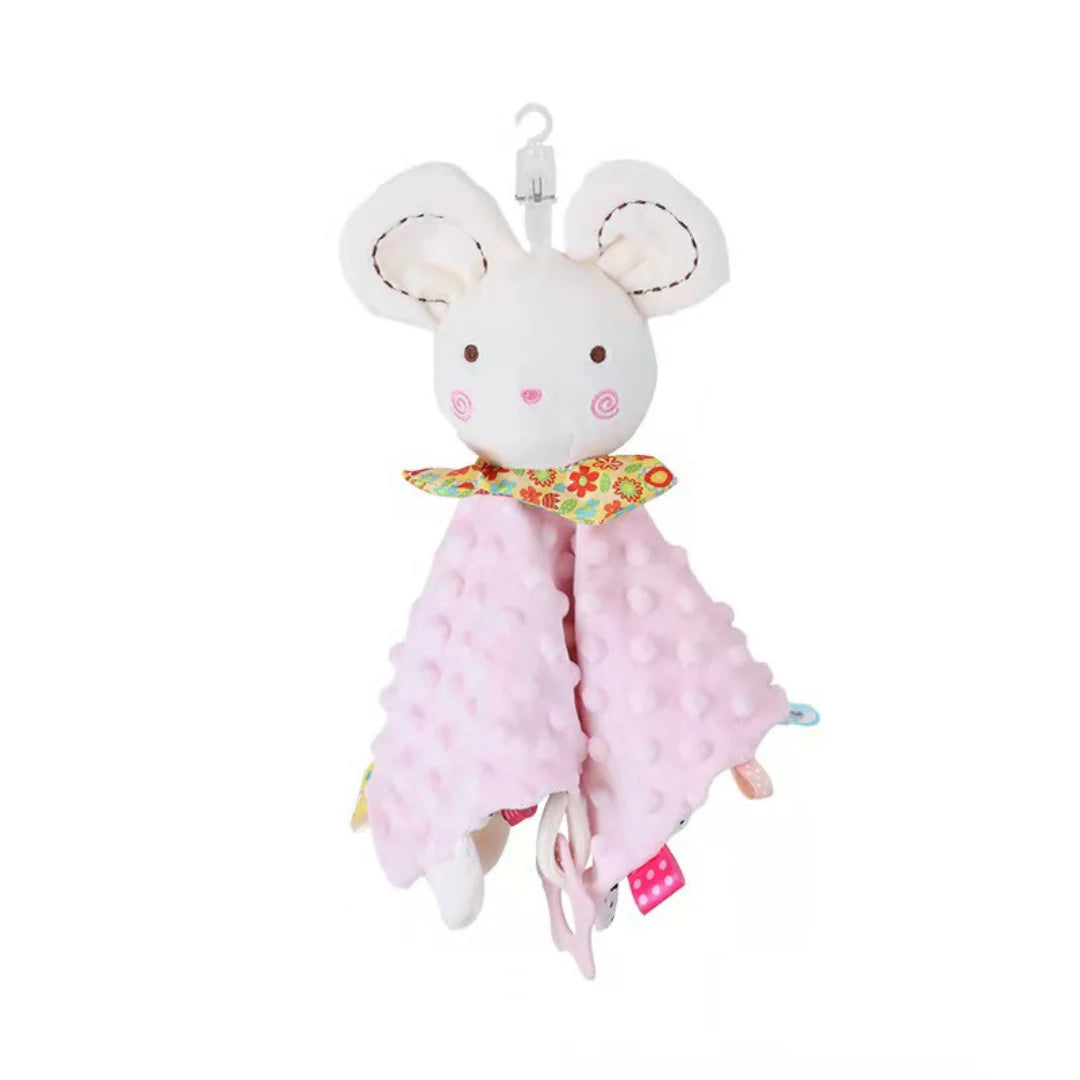 CuddleRattle Soothing Plush Blanket