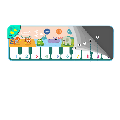 MelodySteps Musical Piano Play Mat