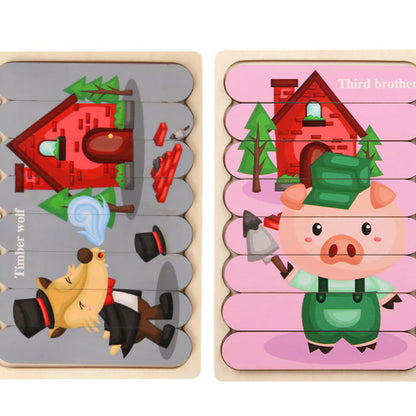PuzzlePlay Montessori Wooden Puzzle