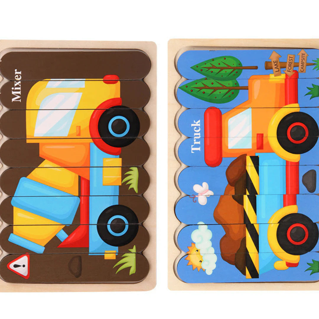 PuzzlePlay Montessori Wooden Puzzle