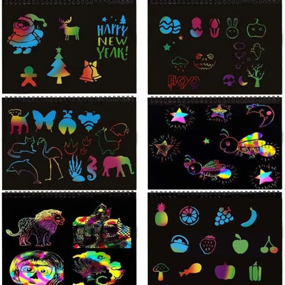 RainbowLite Scratch Art Pack