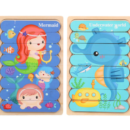 PuzzlePlay Montessori Wooden Puzzle