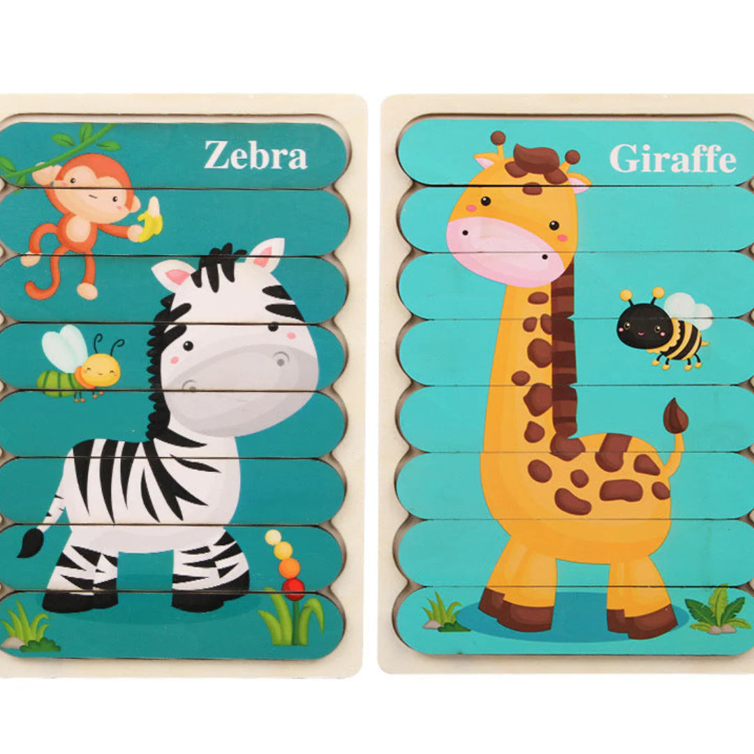 PuzzlePlay Montessori Wooden Puzzle