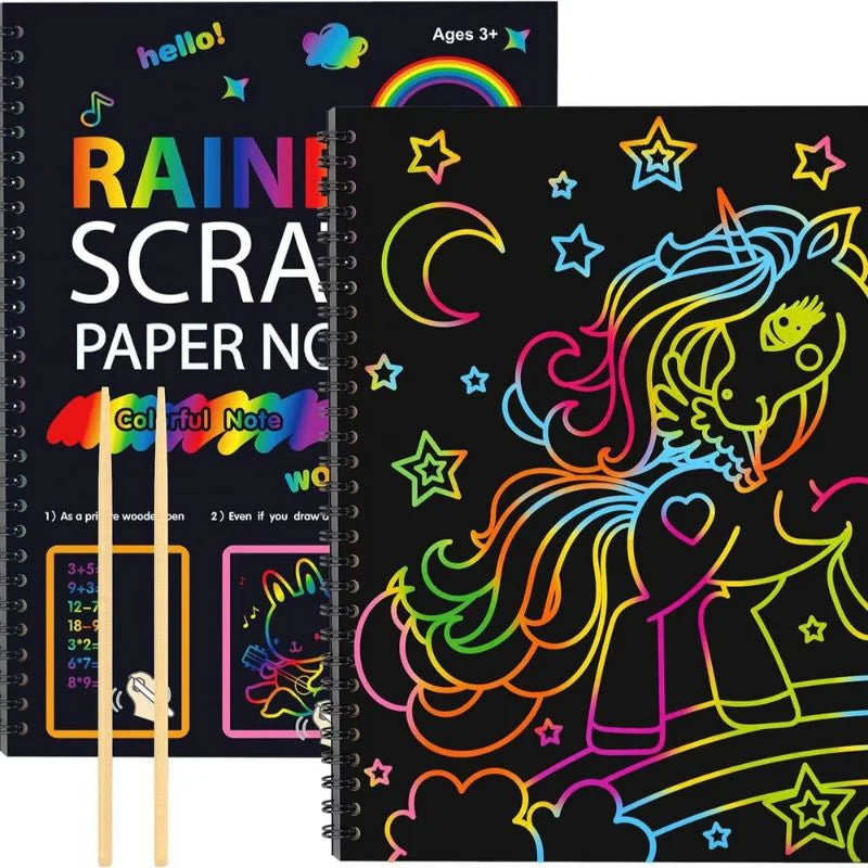 RainbowLite Scratch Art Pack