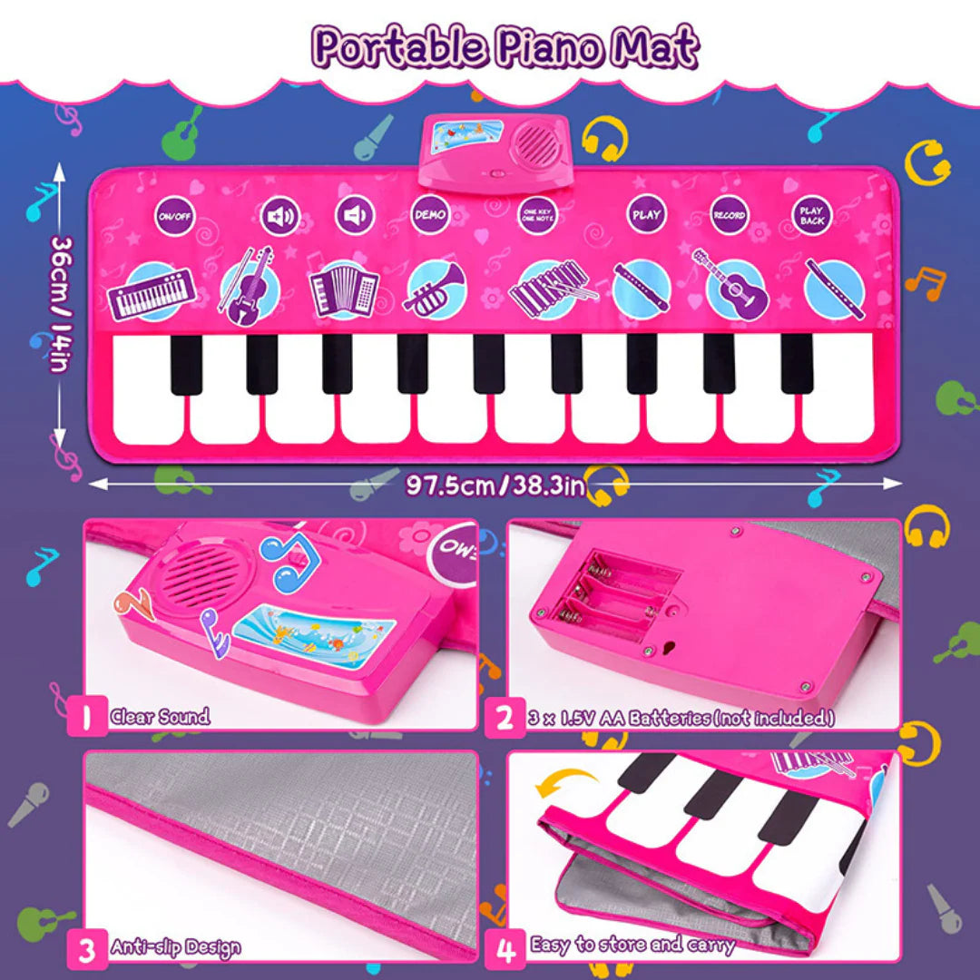 MelodySteps Musical Piano Play Mat