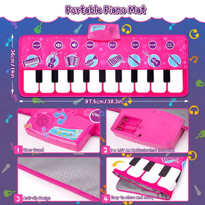 MelodySteps Musical Piano Play Mat