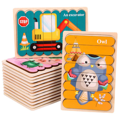 PuzzlePlay Montessori Wooden Puzzle