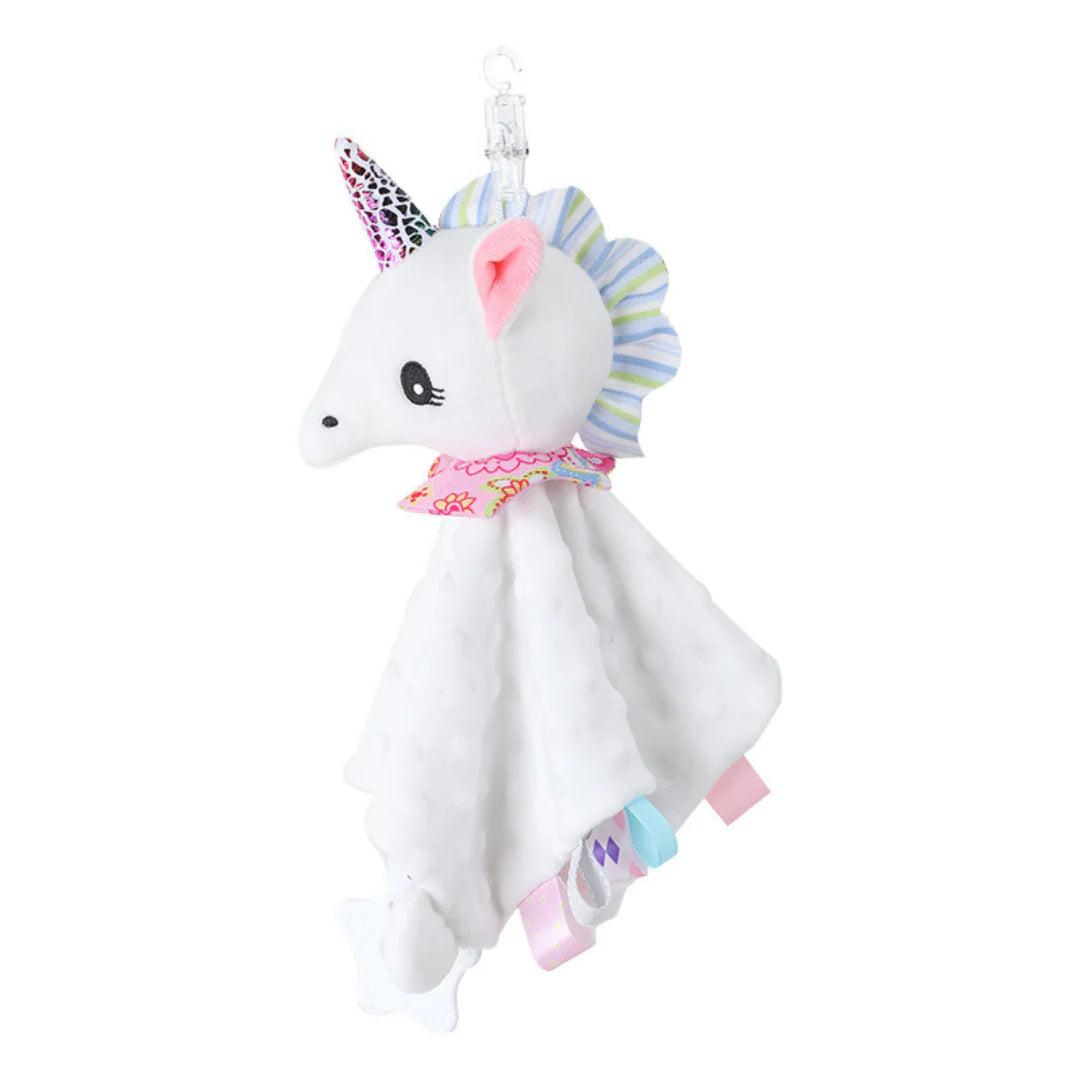 CuddleRattle Soothing Plush Blanket