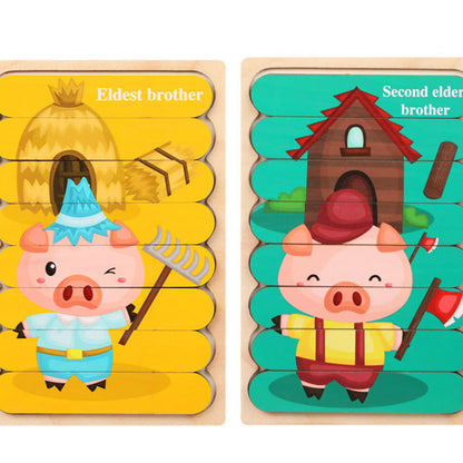 PuzzlePlay Montessori Wooden Puzzle