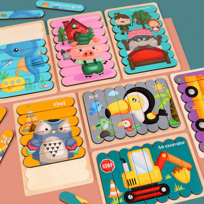 PuzzlePlay Montessori Wooden Puzzle