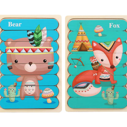 PuzzlePlay Montessori Wooden Puzzle