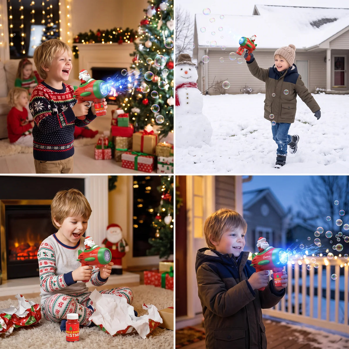 Christmas Bubble Blaster