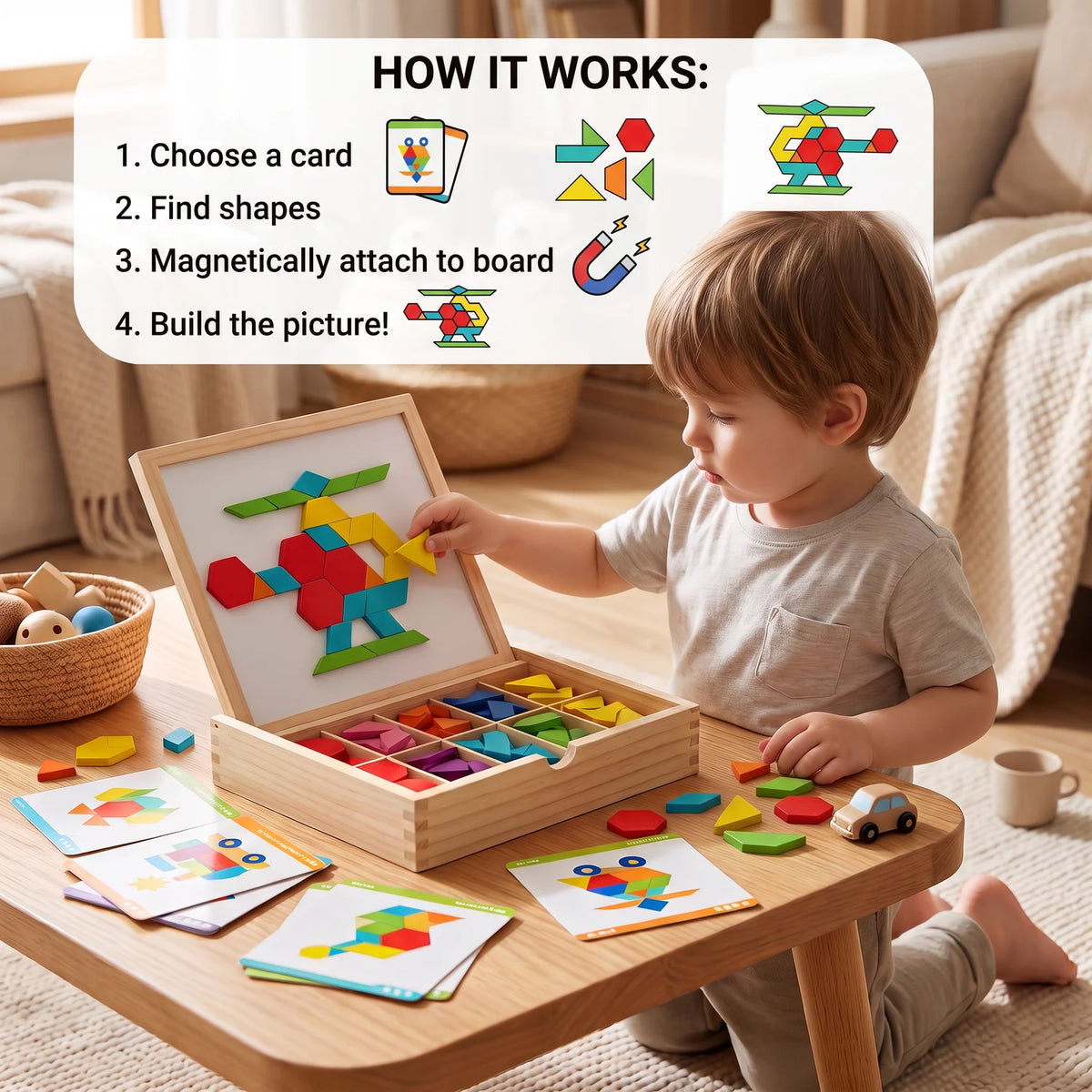 Magnetic Shape Puzzle