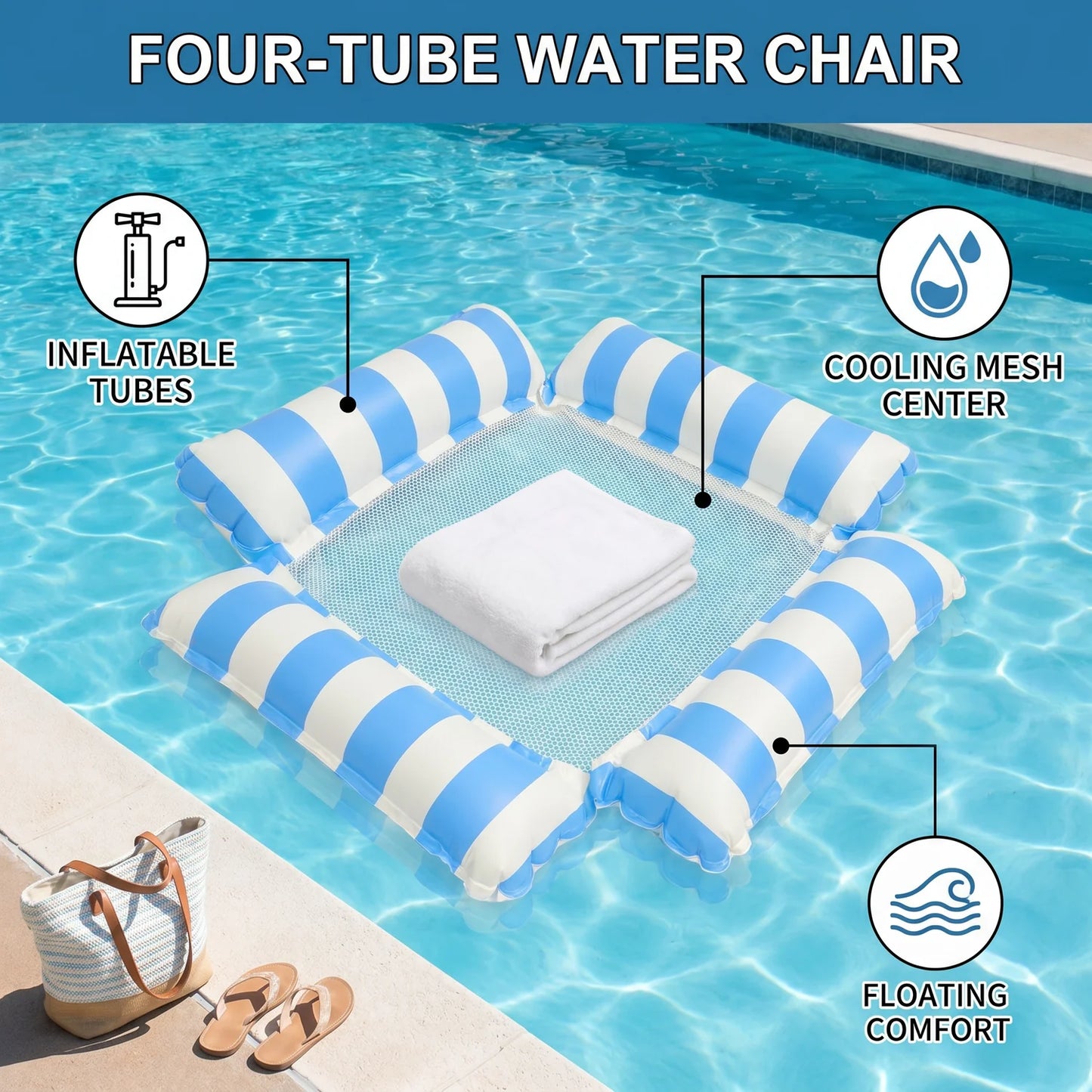 CoolFloat Mesh Lounger
