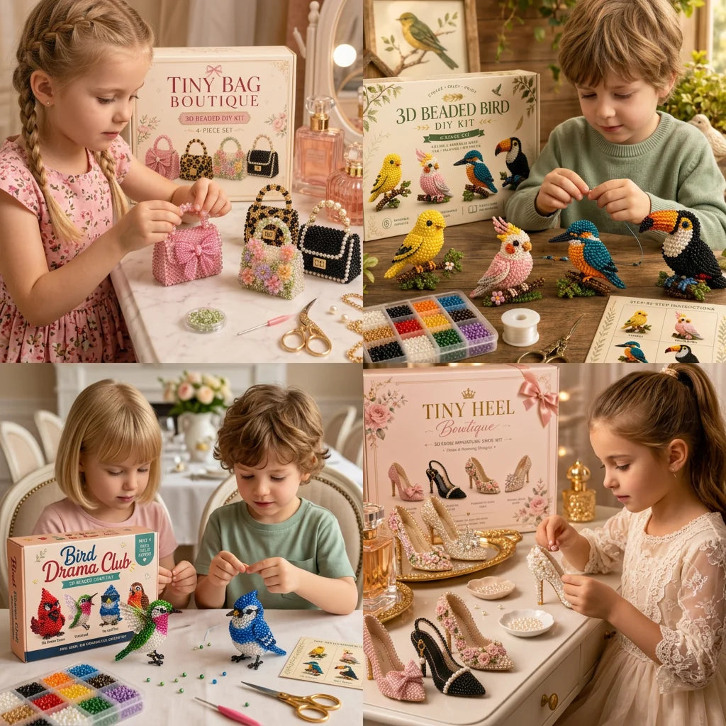 3D Bead Animal Craft Kit