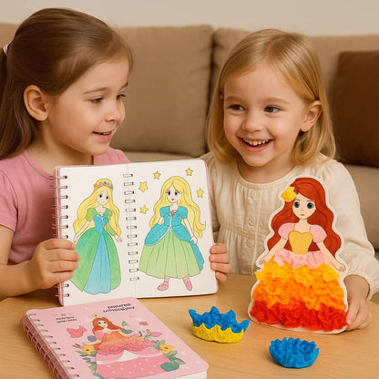 GlamourSketch Princess Fashion Drawing Book