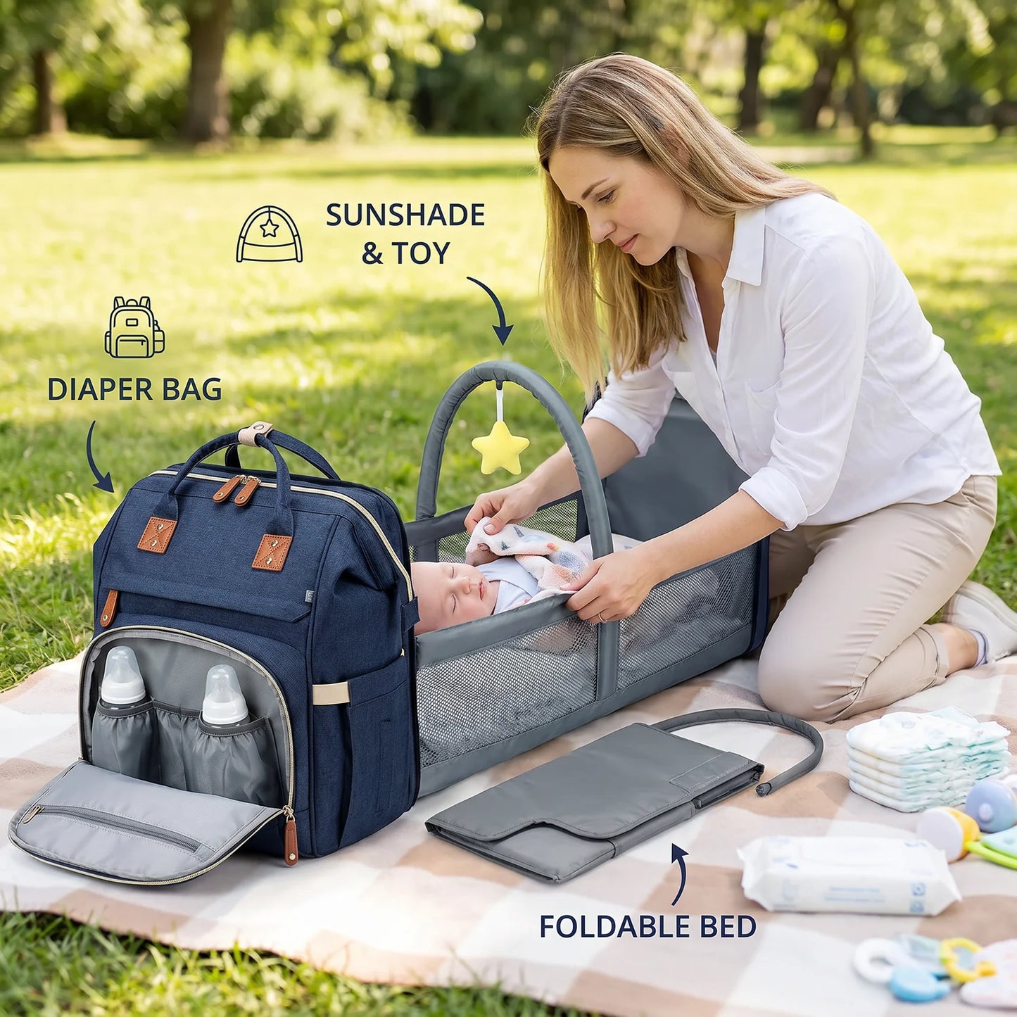 NestGo Diaper Backpack