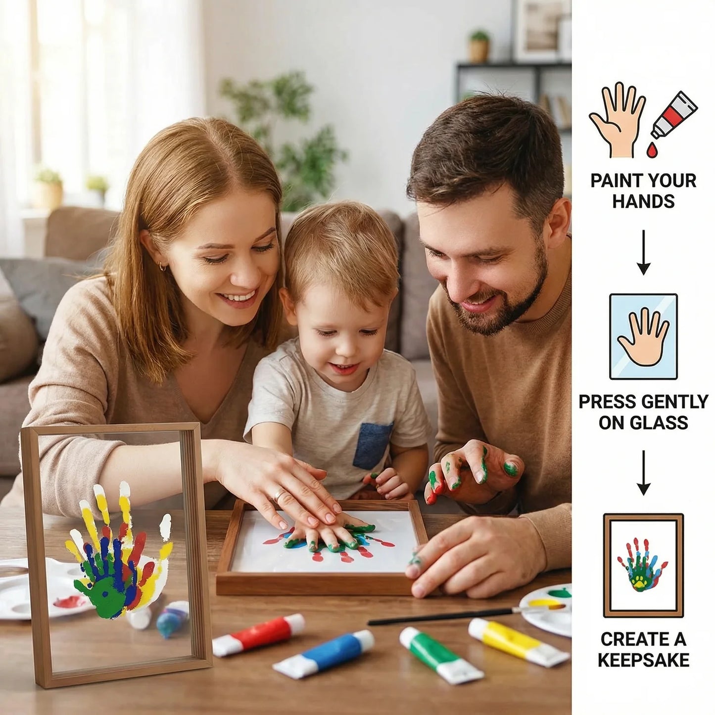 MemoryPrint Family Keepsake Frame