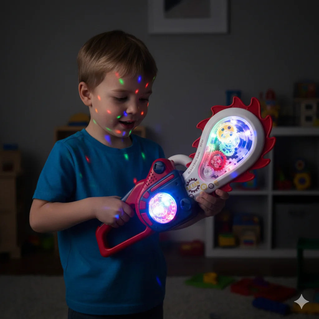 Luminous Musical Chain-Saw Toy