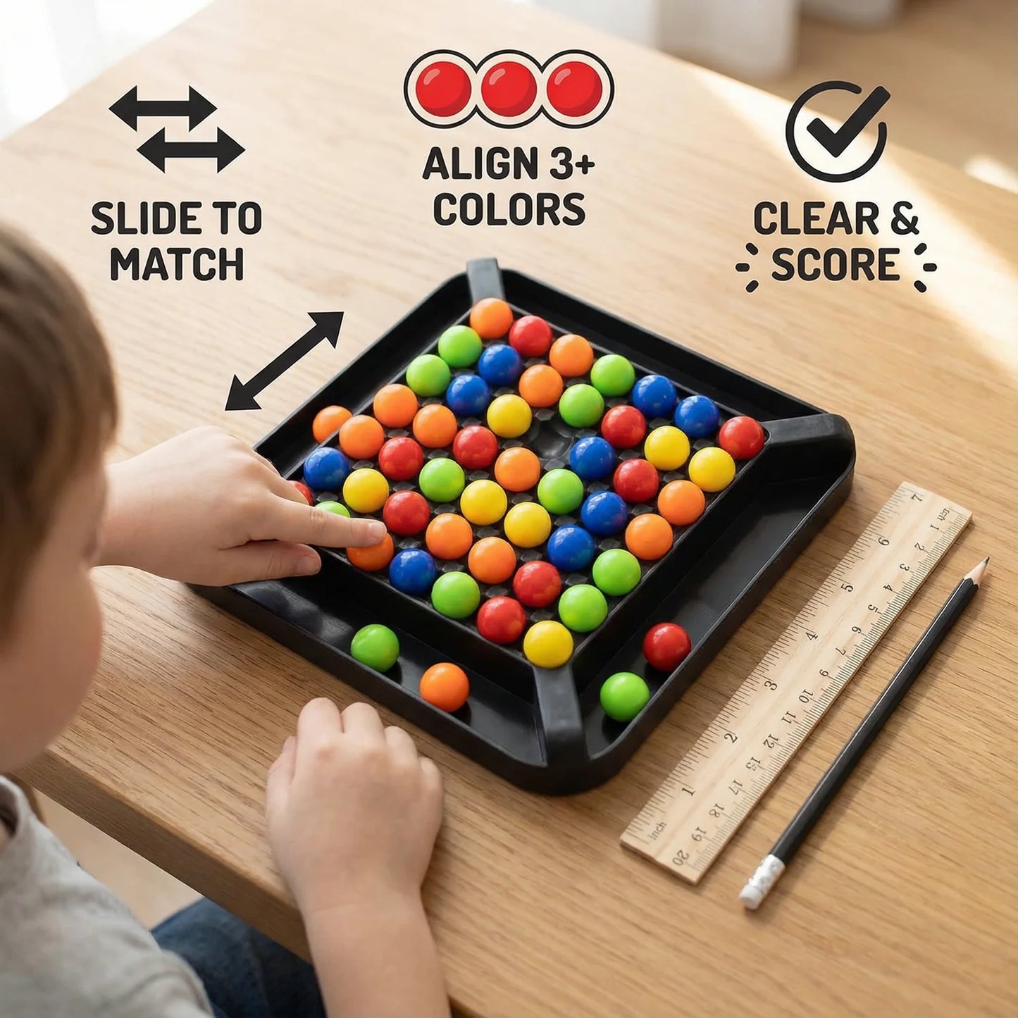 ColourMatch IQ Logic Puzzle Game