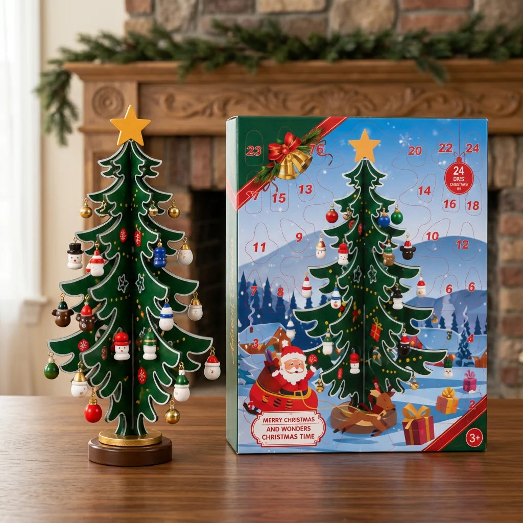 24-Day Christmas Tree Advent Calendar