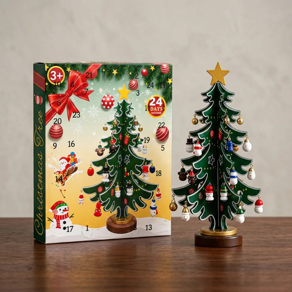 24-Day Christmas Tree Advent Calendar