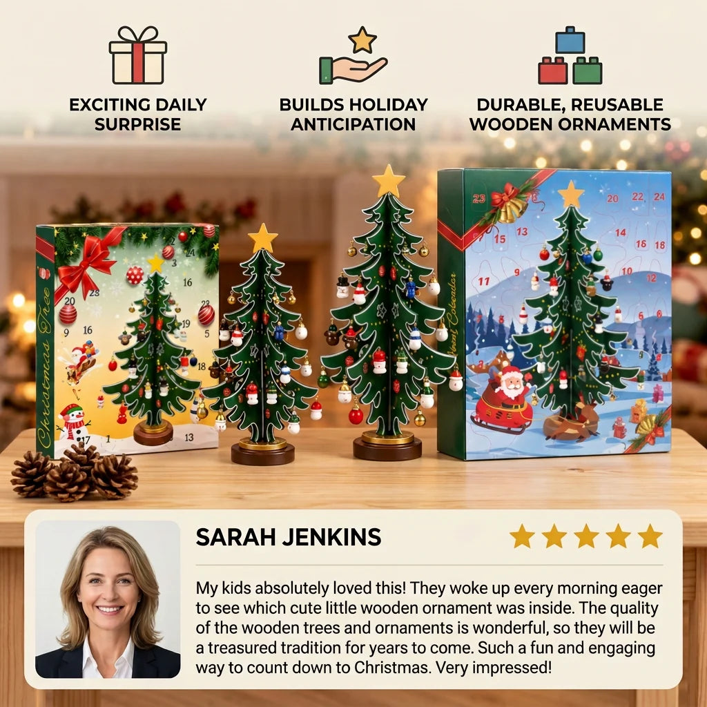 24-Day Christmas Tree Advent Calendar