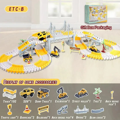 Adventure Race Track with Cars