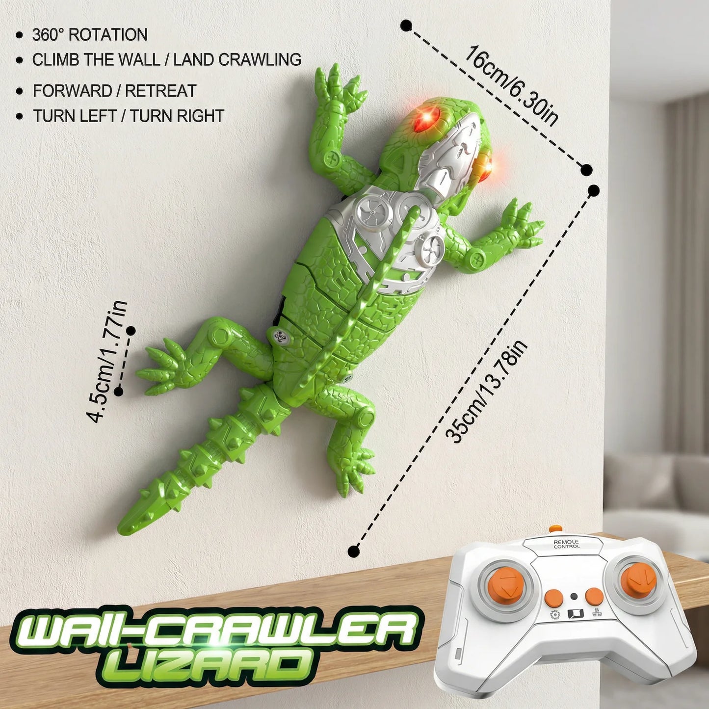 WallCrawl RC Lizard