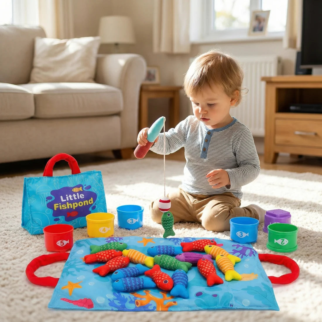 Magnetic Fishing Toy for Toddlers