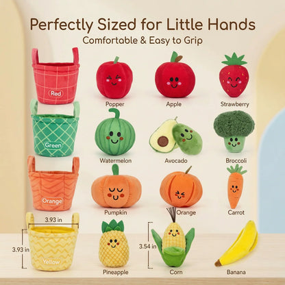 Soft Fruit & Vegetable Sorting Toy
