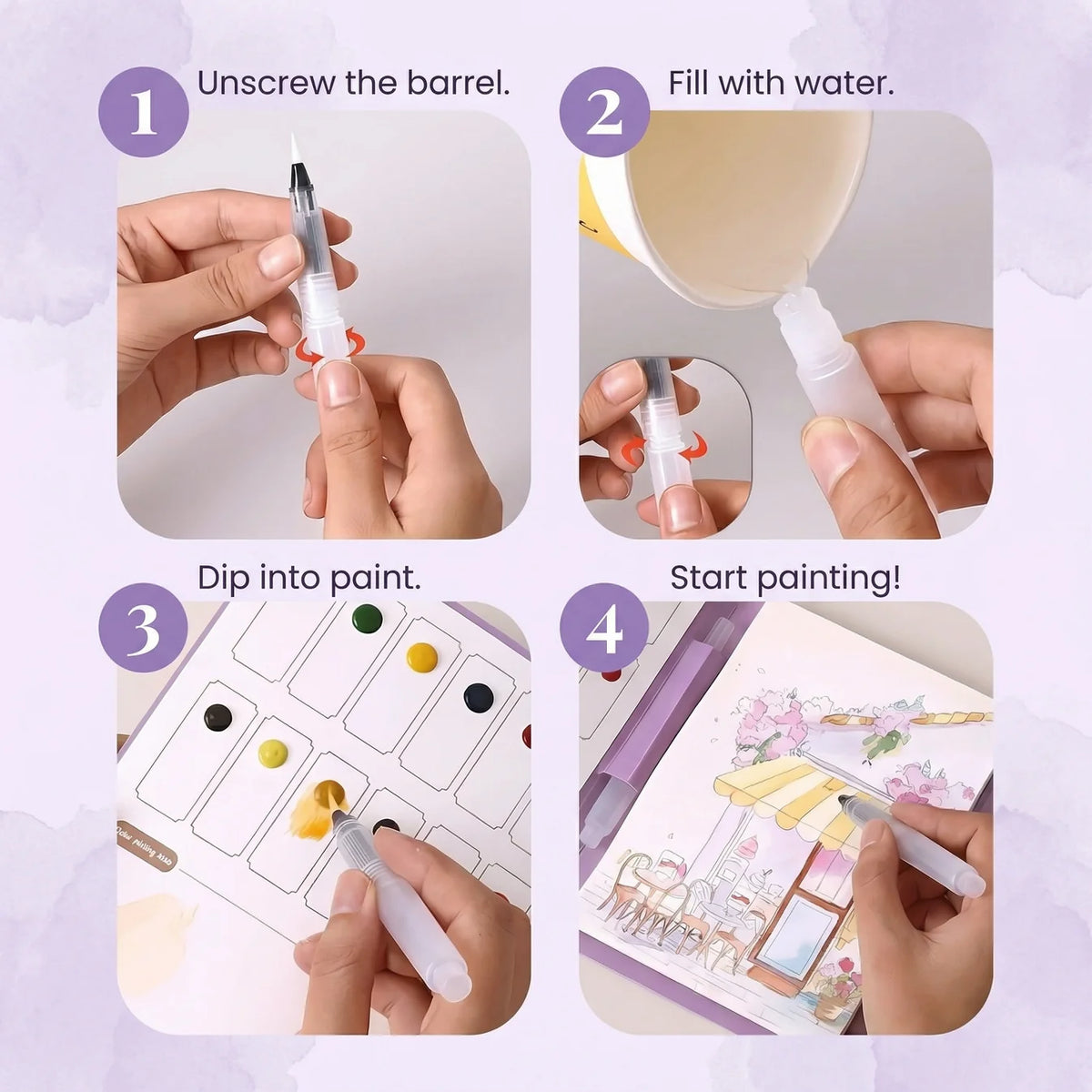 Watercolour Painting Book