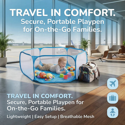 Portable Pop-Up Baby Playpen