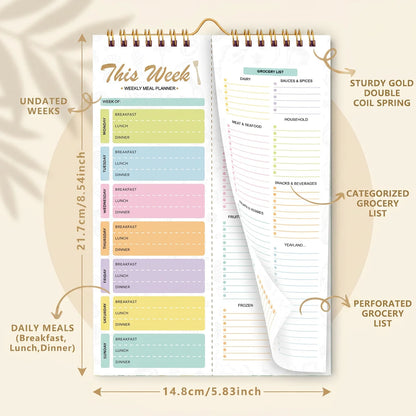 Magnetic Weekly Meal Planner