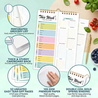 Magnetic Weekly Meal Planner