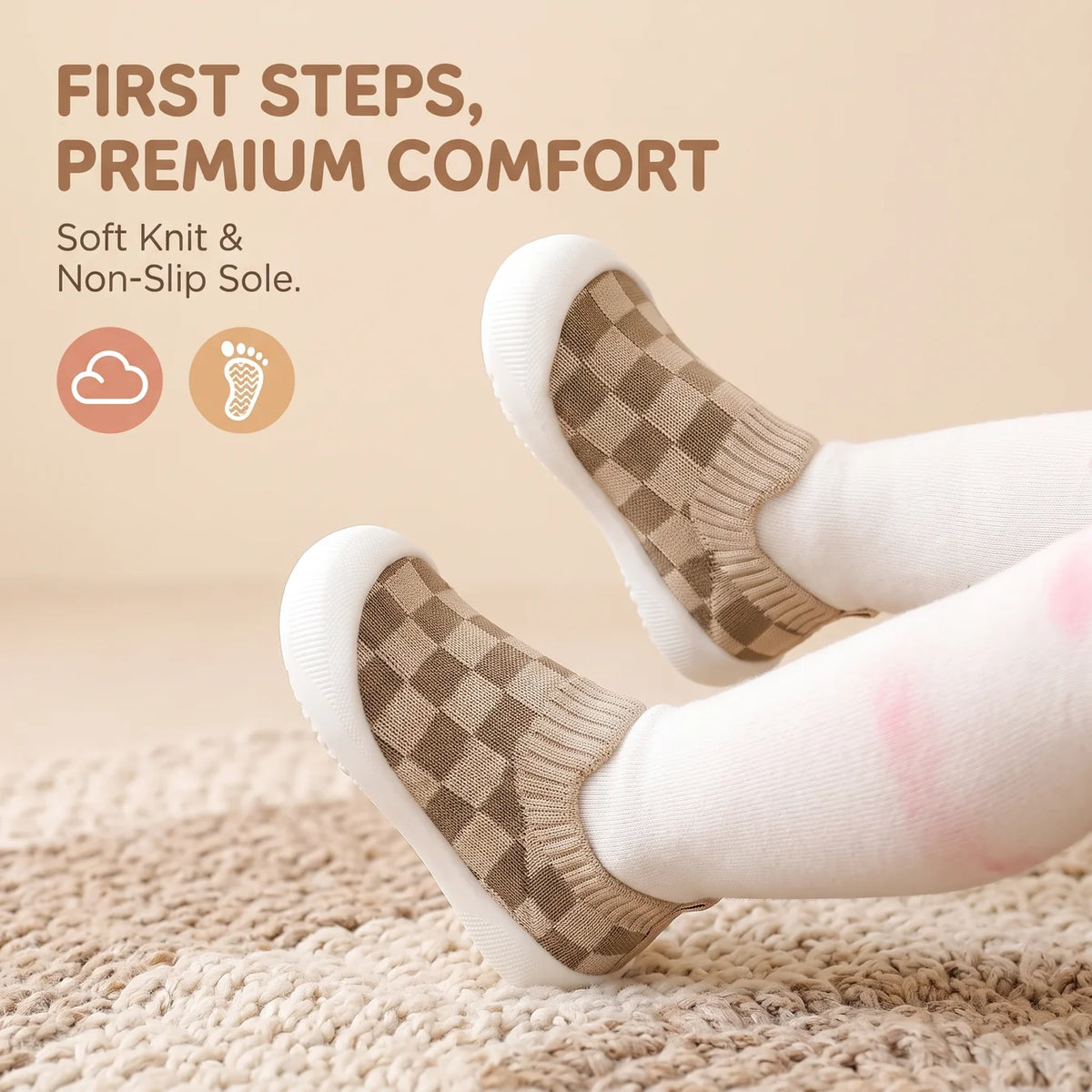 Soft Slip-On First Walker Shoes