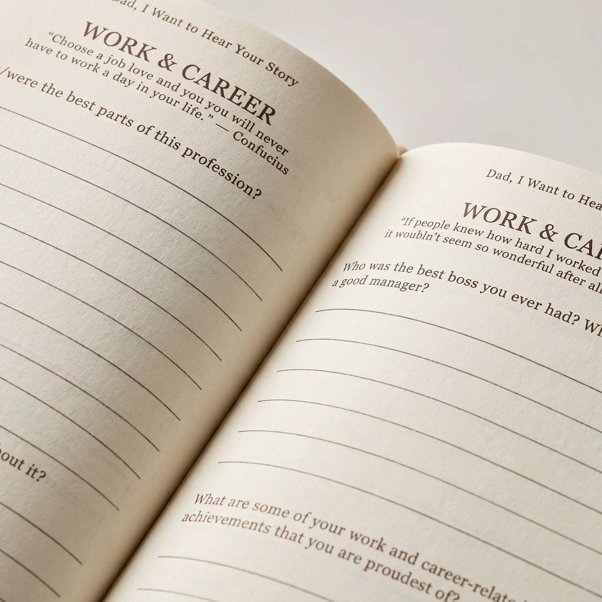 Family Story Keepsake Book