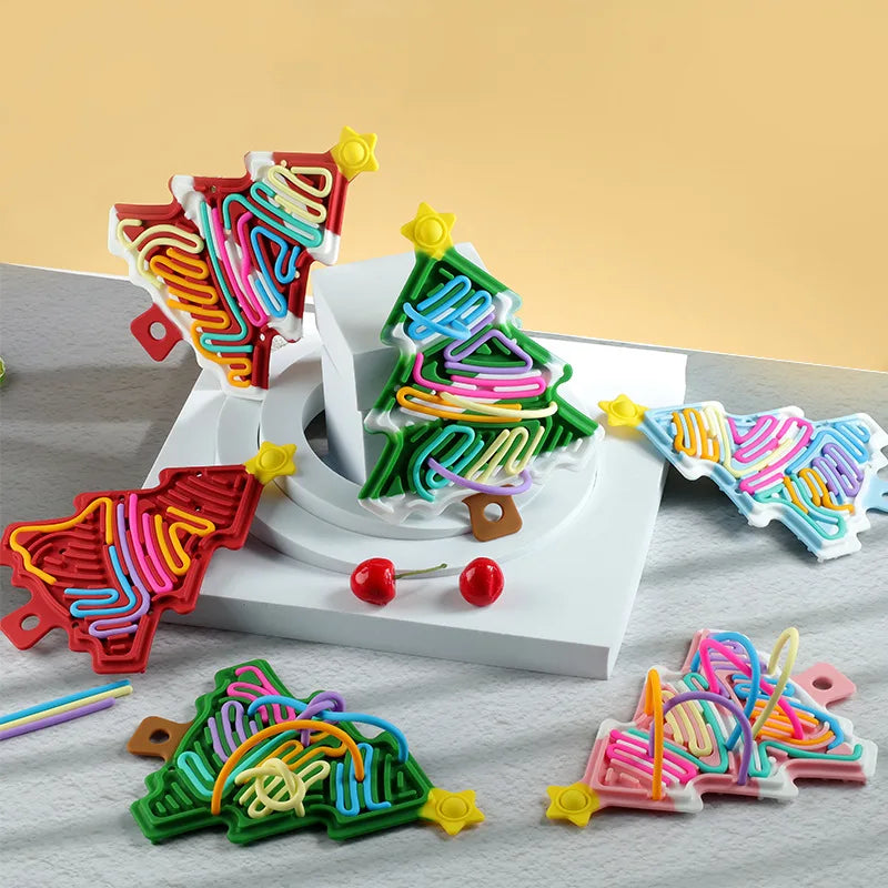 FestiveFuzz Christmas Tree Stress Reliever Toy
