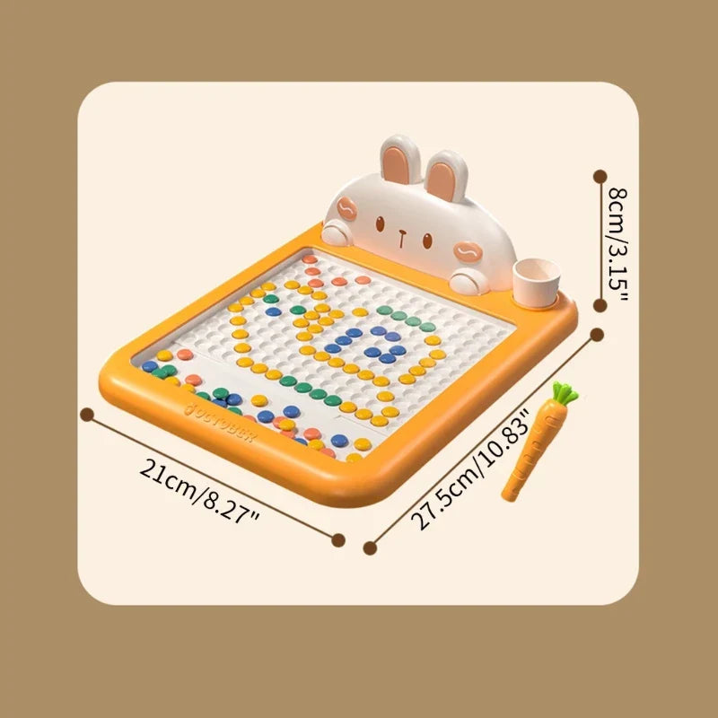 BunnyBoard – Magnetic Drawing Board with Carrot Stylus
