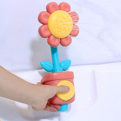 Happy Sunflower Interactive Bath Shower Head
