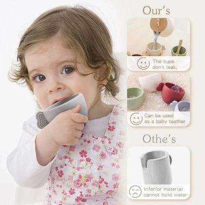 TinyTea Wood & Silicone Play Tea Set